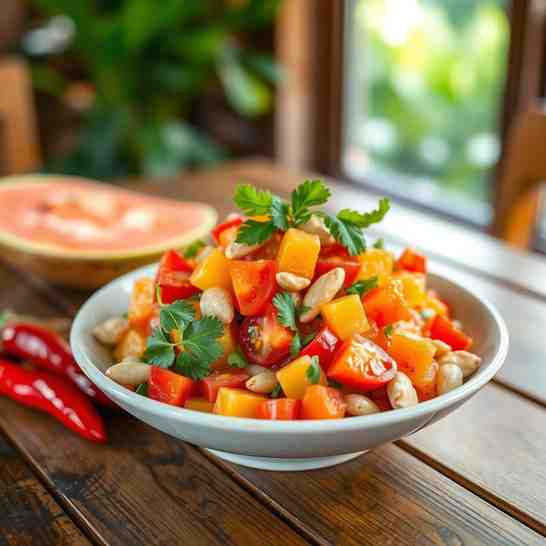 Micronesia Papaya Salad - Fresh Flavors, Tum Thai Food Style